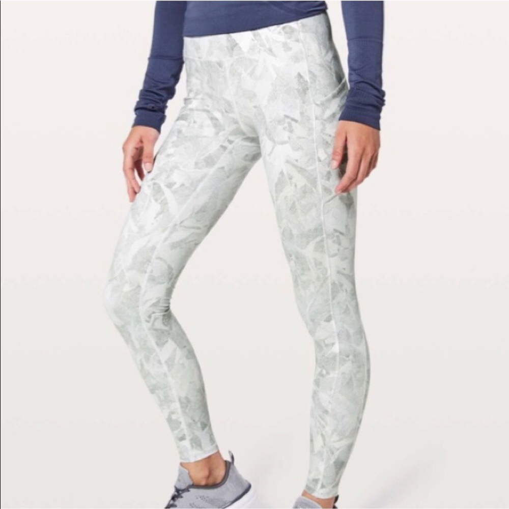 Lululemon Speed Up Tight 28” Jasmine White Multi 2